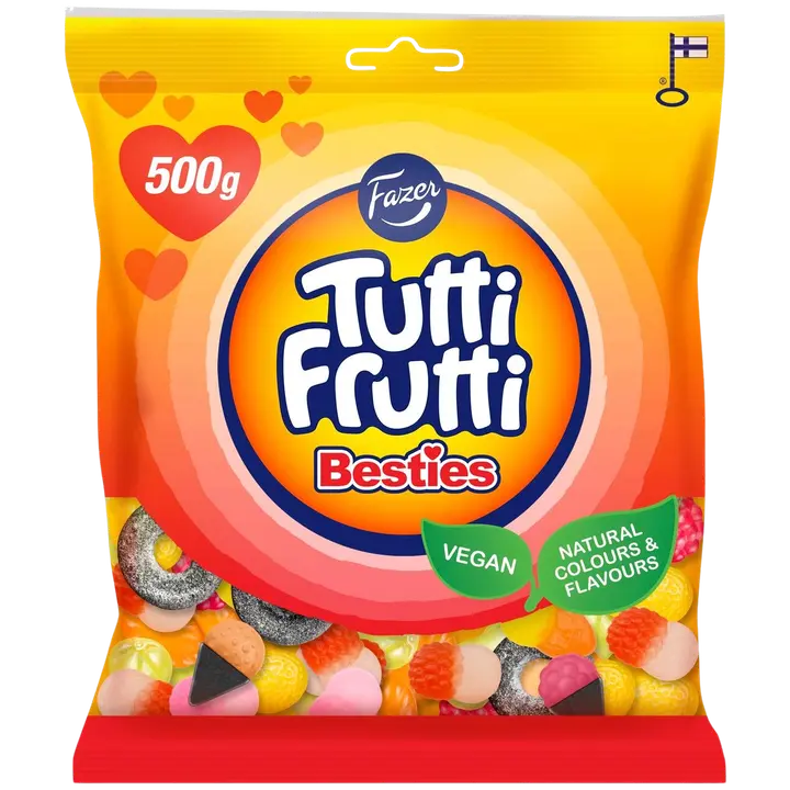 Fazer Tutti Frutti Besties karkkipussi 500g
