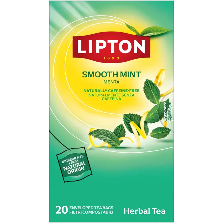 Lipton Smooth Mint taimetee mündiga 20tk