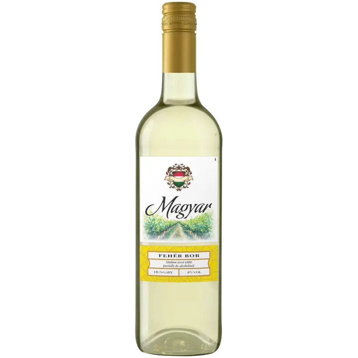 Magyar Feher Bor 8 til-% 75cl plo