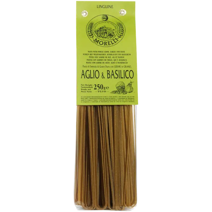 Morelli valkosipuli&basilika nauhapasta 250g