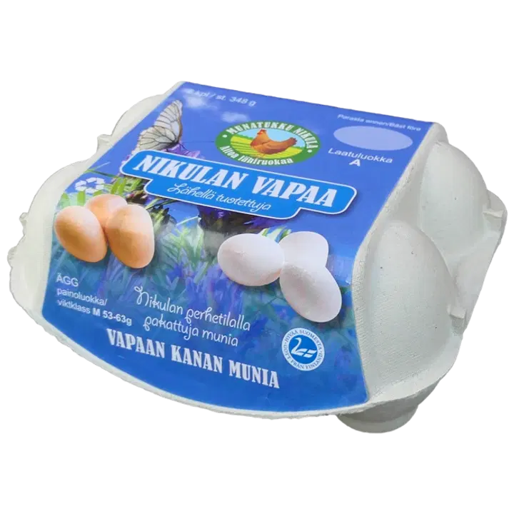 Munatukku Nikulan Vapaa kananmuna M6 348g