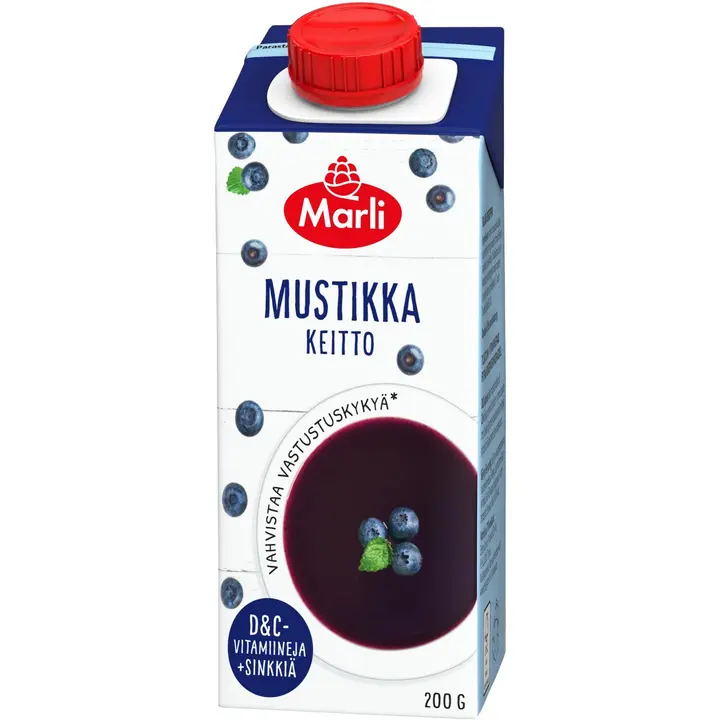 Marli Marjakeitto mustikka +D&C -vitamiinit, sinkki 200g
