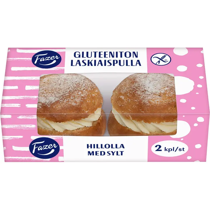Fazer Gluteeniton Laskiaispulla 2kpl 200g