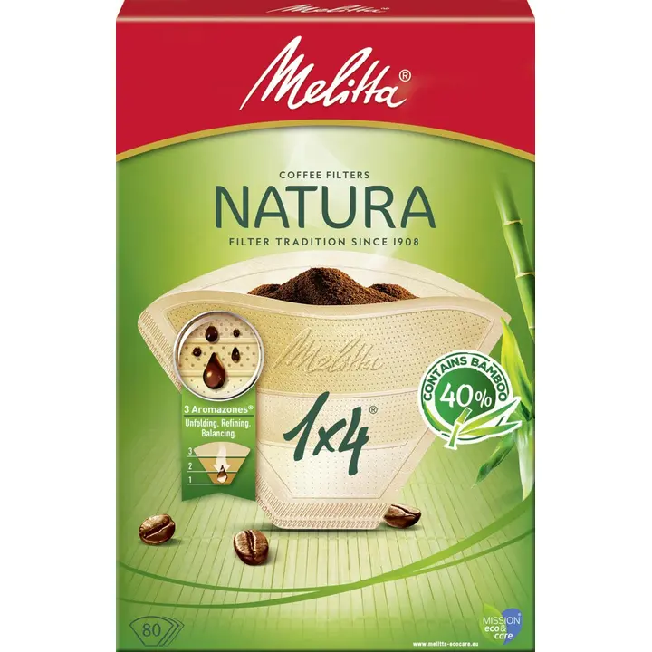Melitta Kohvifilter Natura 1x4/80