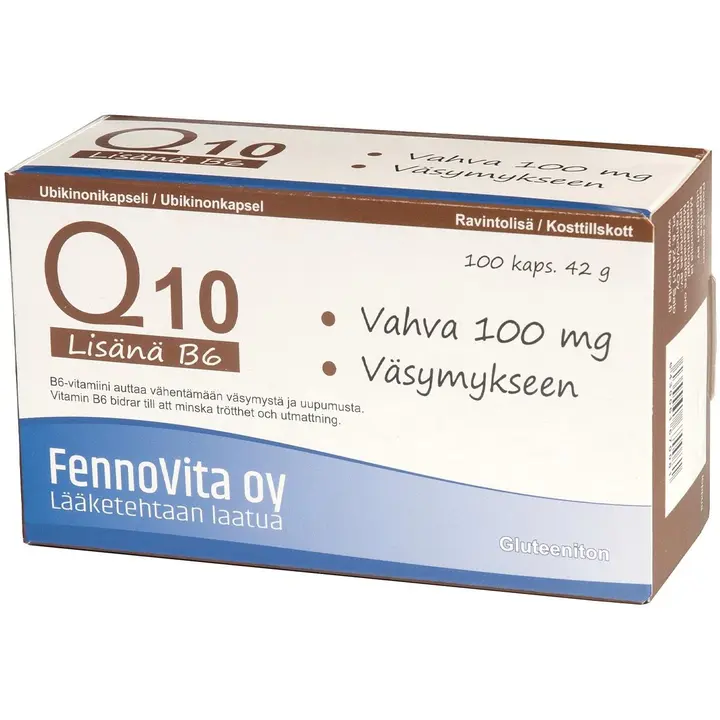 Fennovita 42g Ravintolisä Q10 + B6