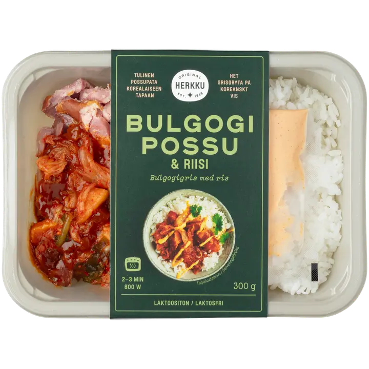 Herkku Bulgogipossu ja riisi