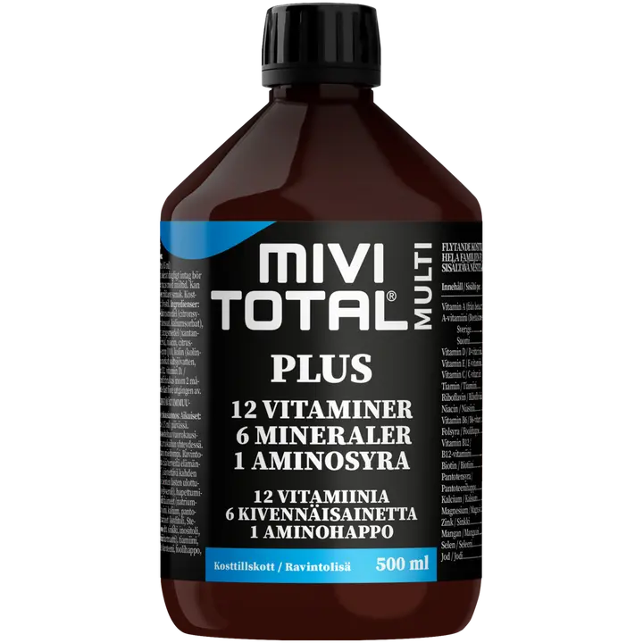 Mivitotal Plus vitamiini-kivennäisainevalmiste 500ml