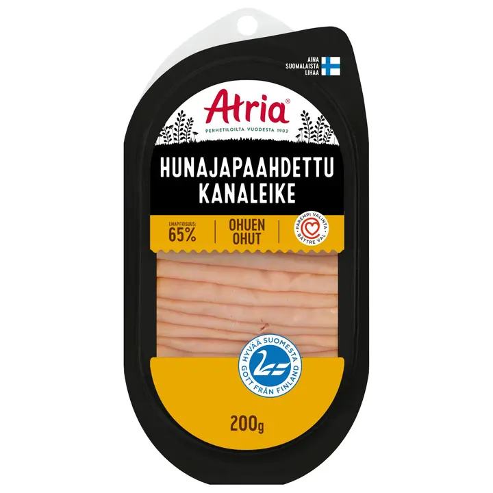 Atria Ohuen Ohut Hunajapaahdettu Kanaleike 200g