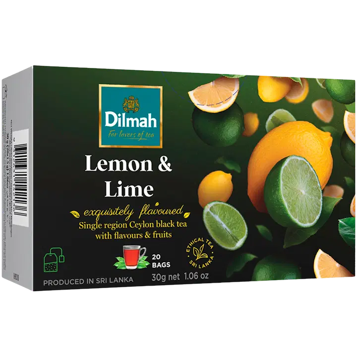 Dilmah Sitruunan ja limen makuinen Ceylontee 20x1,5g