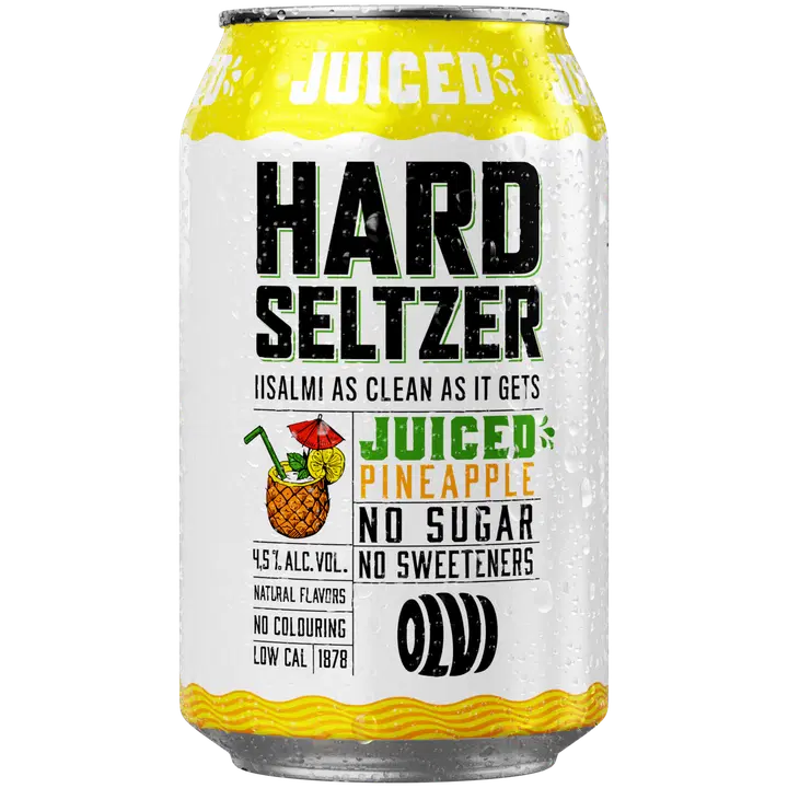 OLVI Hard Seltzer Juiced Pineapple 4,5 % 0,33 l tlk