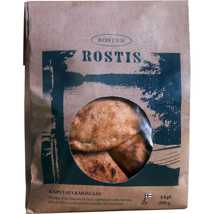 Rostis ruistaikina piirakka 4 kpl