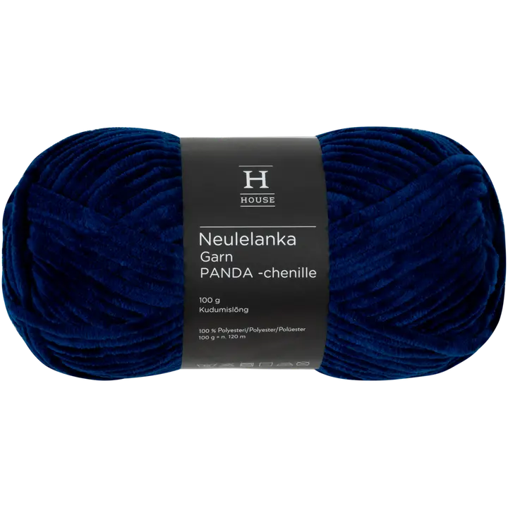 House lanka Panda chenille 100 g navy blue