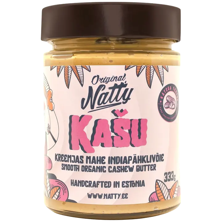 Natty kašu - mahe indiapähklivõie 333g