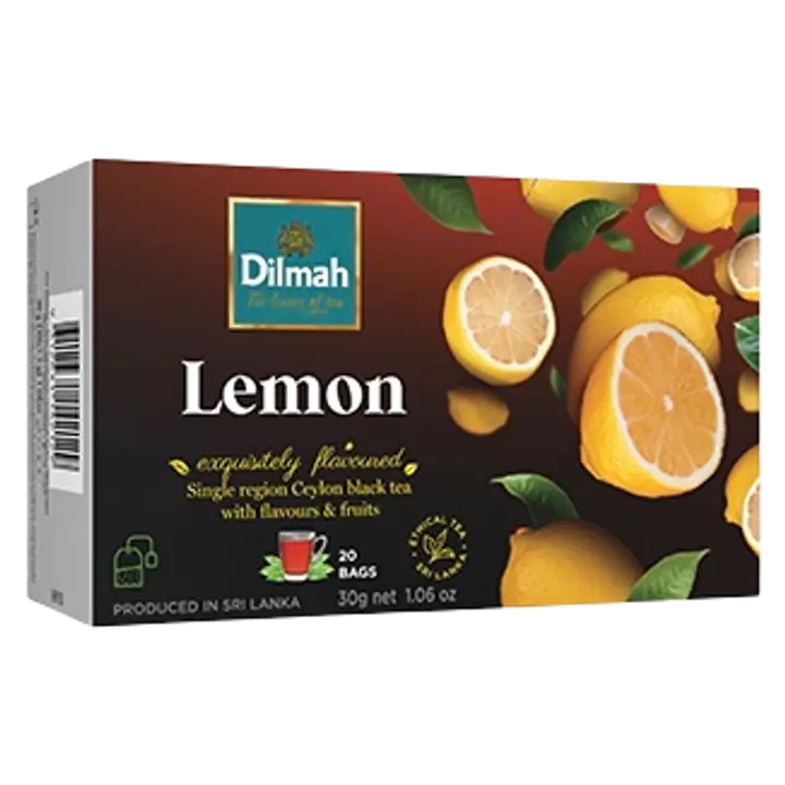 Dilmah Sidrunimaitseline must tee niidiga kotis 20x1.5g