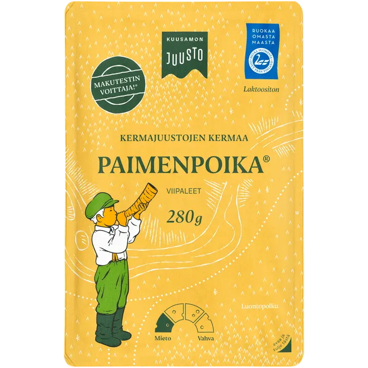 Kuusamon Juusto Paimenpoika kermajuustoviipaleet 280 g