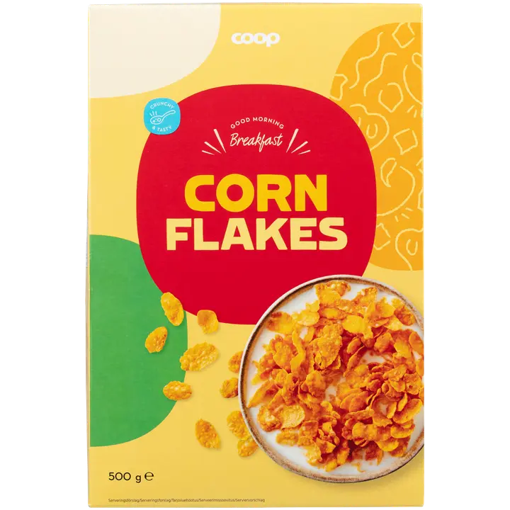 Coop röstitud maisihelbed 500g