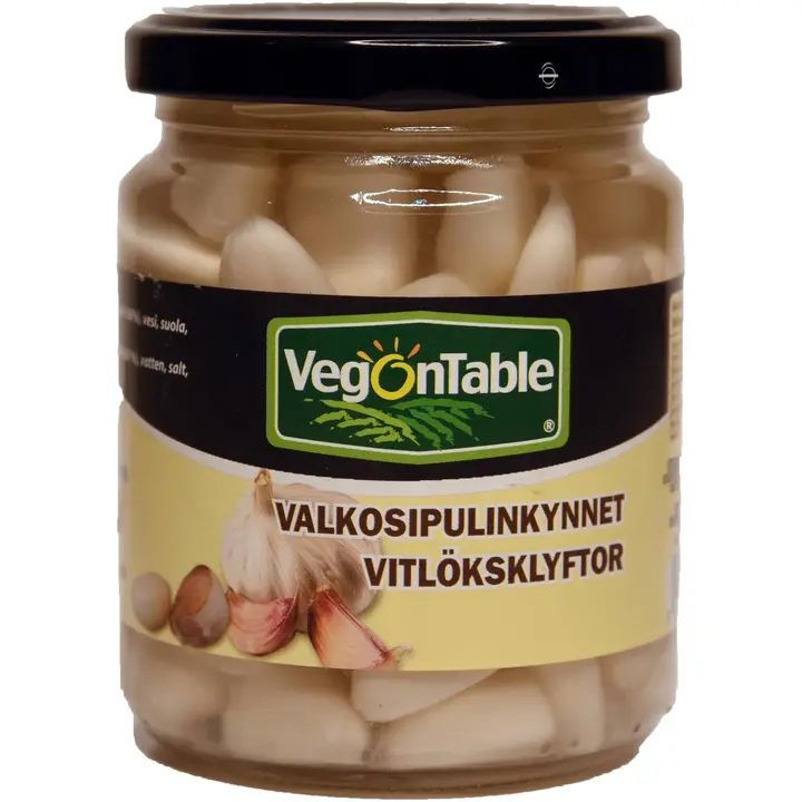 VegOnTable 240/160g valkosipulinkynnet vedessä