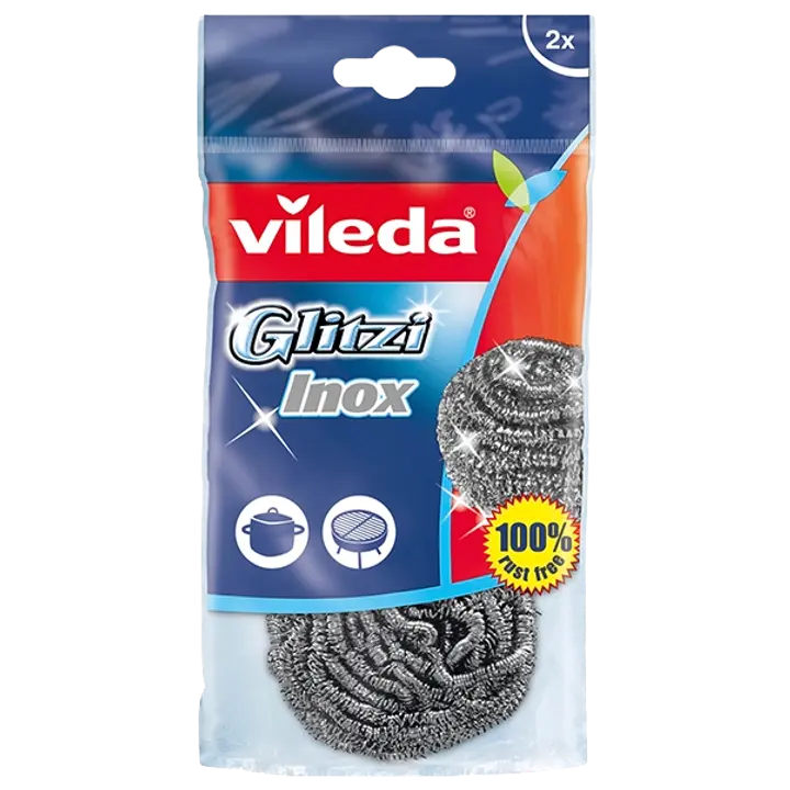 Vileda Glitzi Inox teräshankaussieni 2 kpl