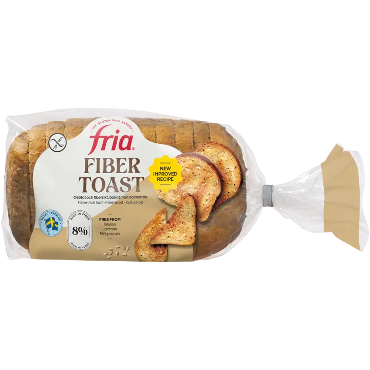 Fria Gluteeniton kuituleipä, pakaste viipaloitu 500g