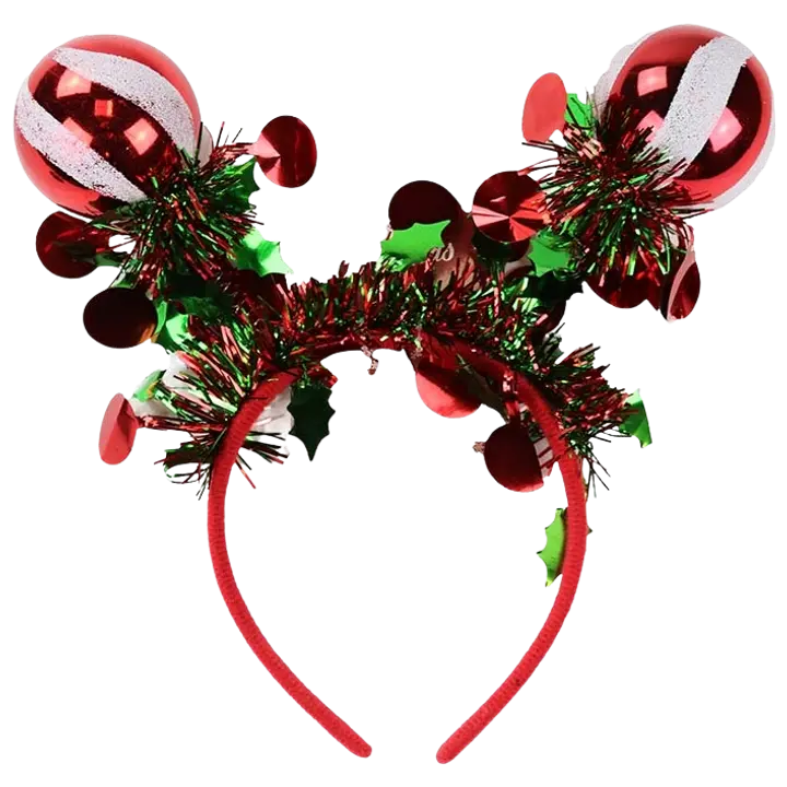 Accessories with style Hiuspanta joulupallot