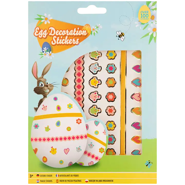 Pääsiäismunan koristetarrasetti