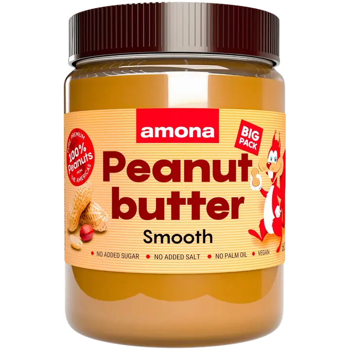 Amona maapähkinävoi 100% smooth 600g