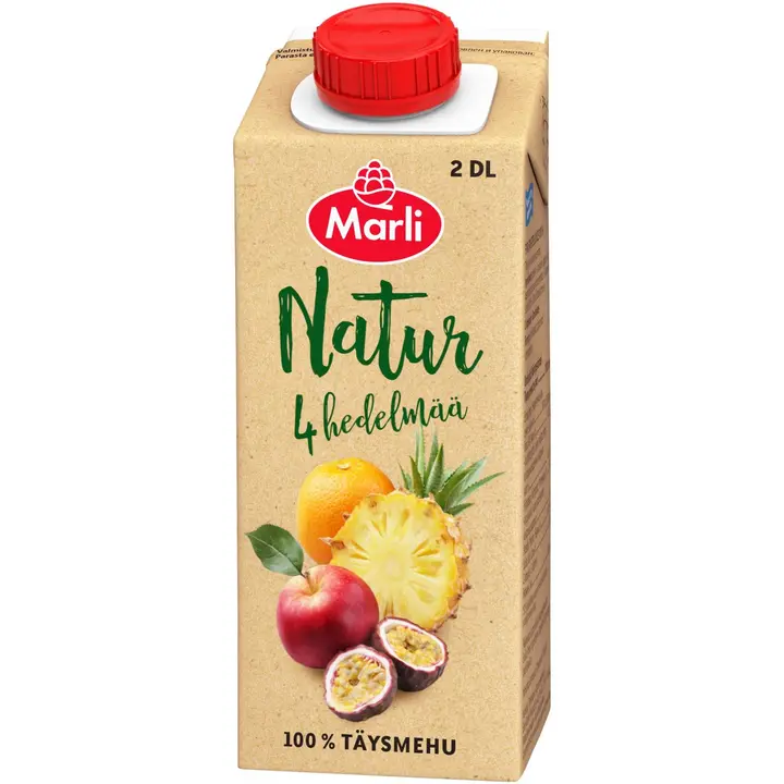 Marli Natur Neljä Hedelmää täysmehu 2 dl