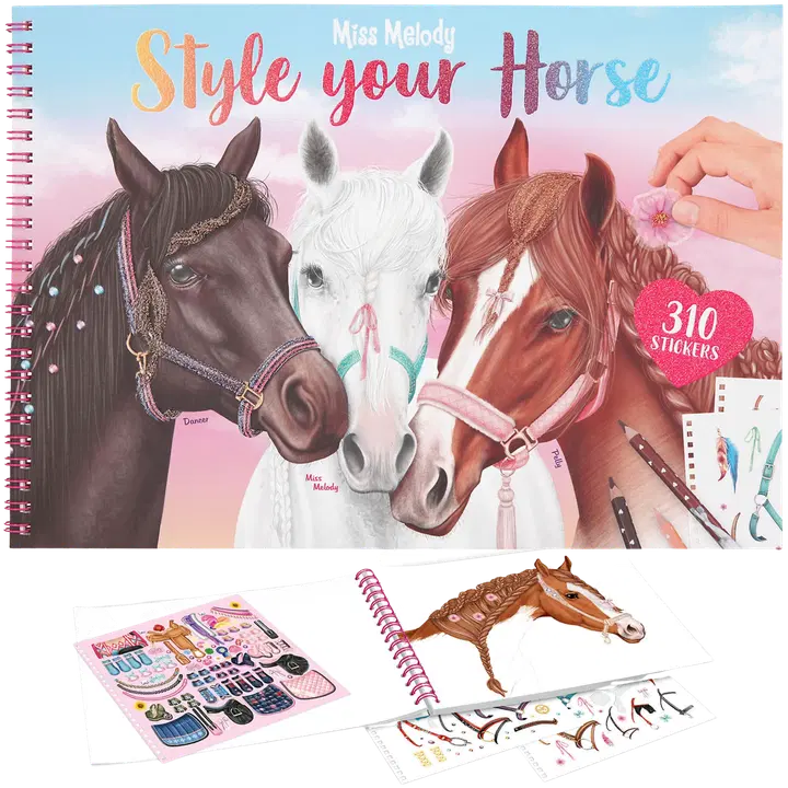 Miss Melody Style your Horse Värityskirja