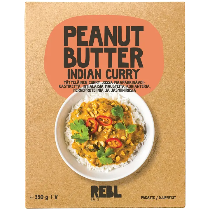 Rebl Eats Peanut Butter Indian Curry 350g