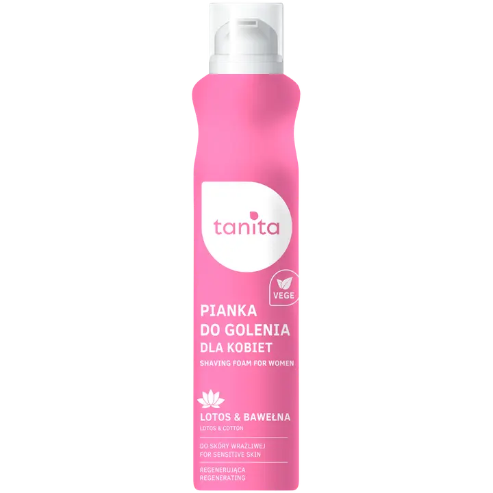 TANITA Shaving Foam For Woman Lotus & Cotton Sensitive Skin 200ml
