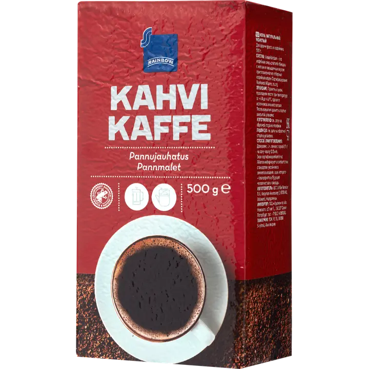 Rainbow 500g kahvi pannujauhatus