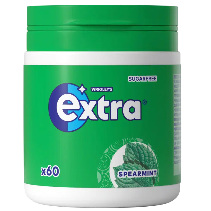 Extra Spearmint 60kpl purukumi