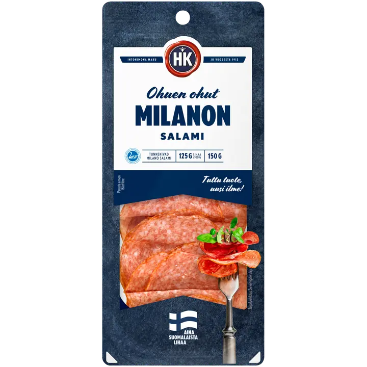 HK Ohuen ohut Milanon salami 150 g