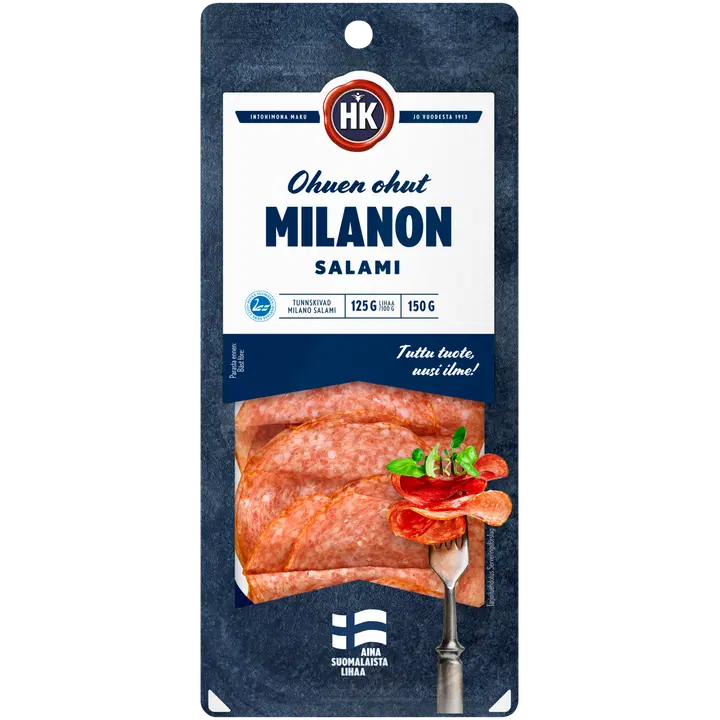 HK Ohuen ohut Milanon salami 150 g