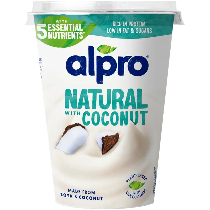 Alpro Hapatettu soijavalmiste, kookos 400g