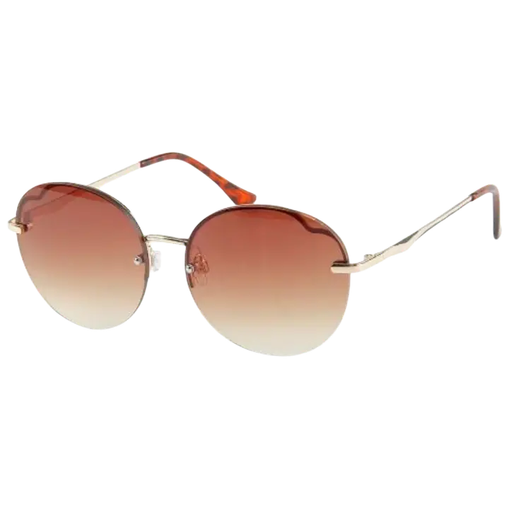 Kost päikeseprillid kuldne metall naiste