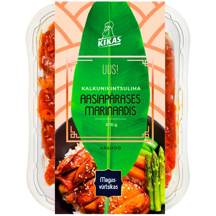 Kikas Kalkunikintsuliha aasiapärases marinaadis 600g Kikas