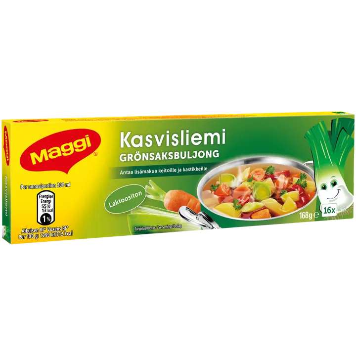 Maggi Kasvisliemi liemikuutio 16 kpl/168g
