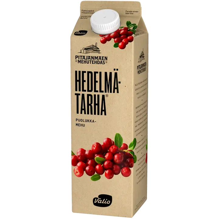 Valio Hedelmätarha® puolukkamehu 1 l