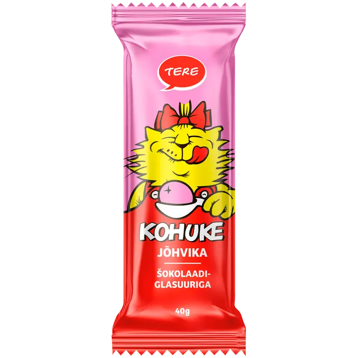 Tere Kohuke jõhvika šokolaadiglasuuriga 40 g