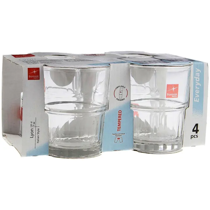 Joogiklaas Lyon 20 cl 4 tk