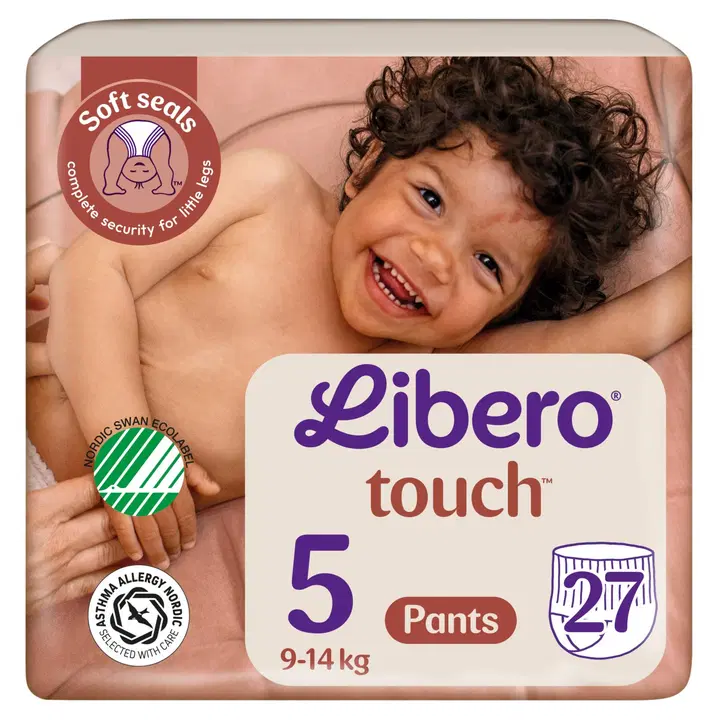 LIBERO  Touch housuvaippa koko 5, 27 kpl, 9-14 kg
