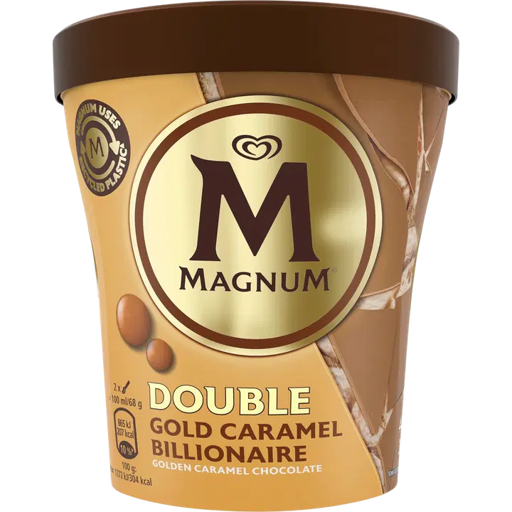 Magnum Jäätis Double Gold Caramel Billionaire 440ml