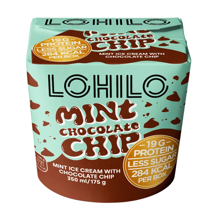 LOHILO Mint Chocolate Chip proteiinijäätelö 350ml