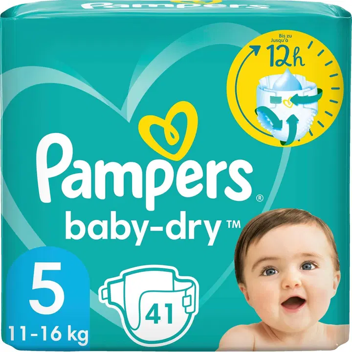 Pampers Baby Dry S5 11-16kg 41kpl vaippa