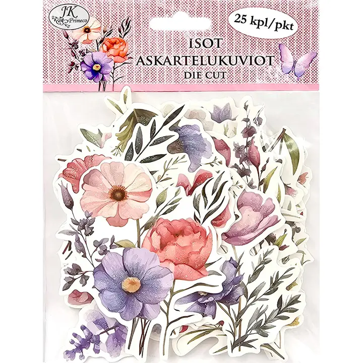 J.K. Primeco Isot askartelukuviot Rosa 25kpl