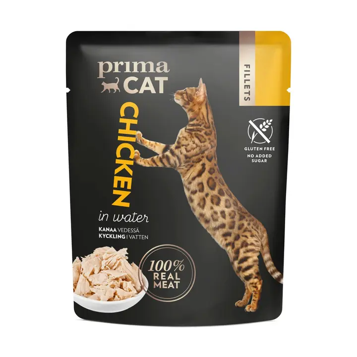 Prima Cat täissööt kassidele kanaga, 50 g