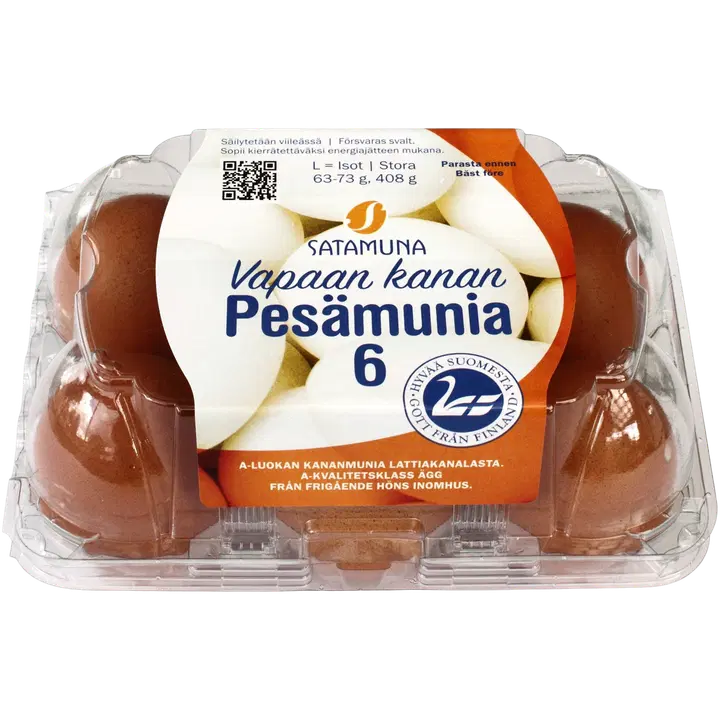 Satamuna Vapaan kanan munia L6 408g