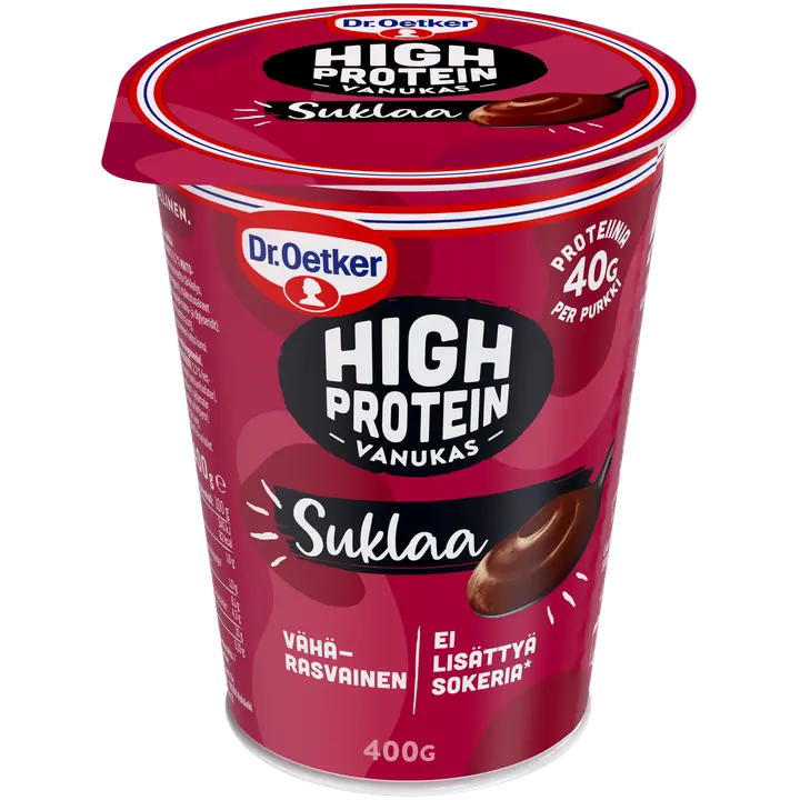 Dr. Oetker High Protein vanukas suklaa 400 g