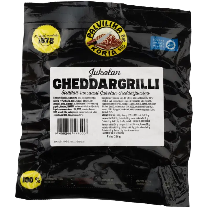 Palviliha Cheddargrilli 320 g